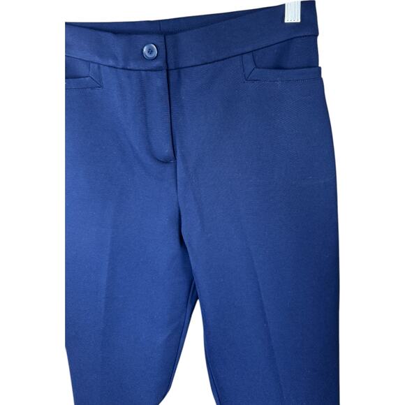 Tailored by Susan Graver Smart Ponte Slim Leg Trouser Navy‎ X-Small PETITE NWOT - Picture 5 of 12
